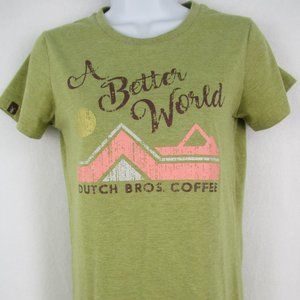 COPY - Dutch Bros A Better World Green Tshirt Sma…